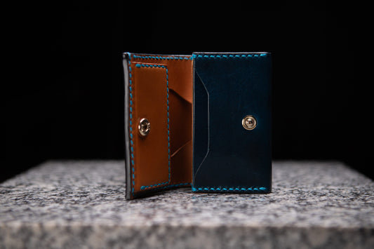 Small Bi-Fold Wallet with Coin Purse