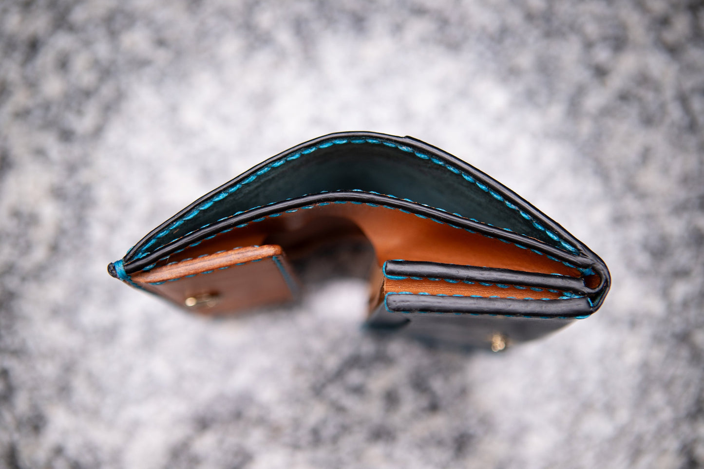 Small Bi-Fold Wallet with Coin Purse